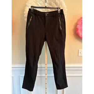 CAMII MIA WINTER WARM OUTDOOR FLEECE LINED BLACK PANTS SIZE 34/30